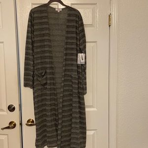 Lularoe Sarah duster cardigan.  Size XL.  NWT
